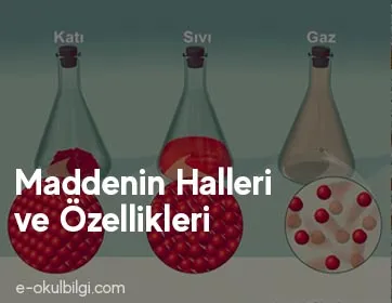 Maddenin Halleri ve Özellikleri