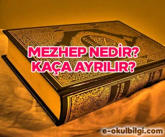 Mezhep nedir, kaça ayrılır ve nasıl ortaya çıkmıştır?