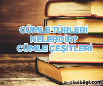 Cümle türleri nelerdir? Cümle çeşitleri