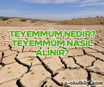 Teyemmüm nedir? Teyemmüm nasıl alınır?