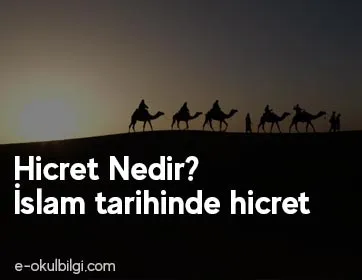 Hicret Nedir? İslam tarihinde hicret