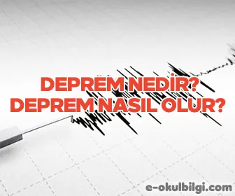 Deprem nedir? Deprem nasıl olur?