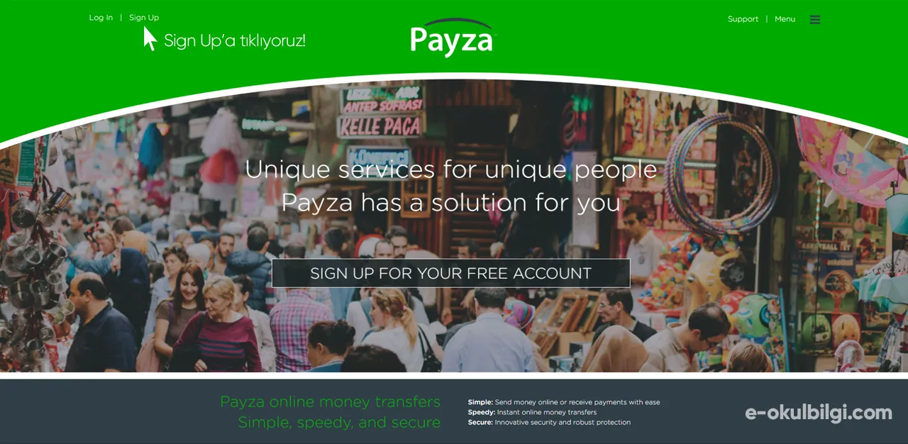 Payza Hesap Açma