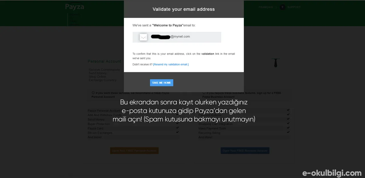 Payza Hesabı Alma
