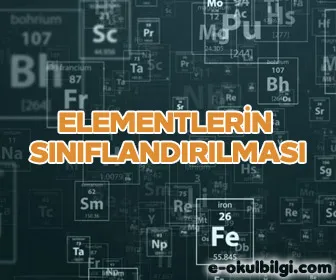 Elementler ve elementlerin sınıflandırılması