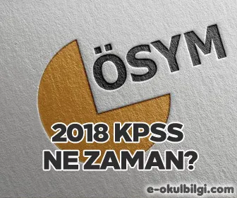 2018 KPSS lisans ve önlisans sınav tarihleri belli oldu