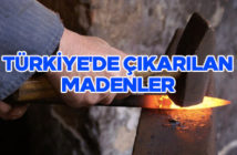 Türkiye'de çıkarılan madenler ve madenlerin çıkarıldıkları yerler